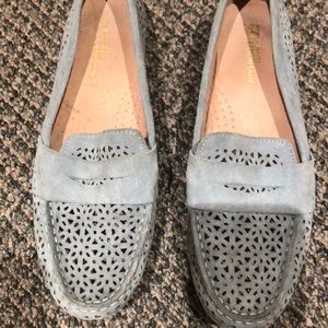 Perforated loafers